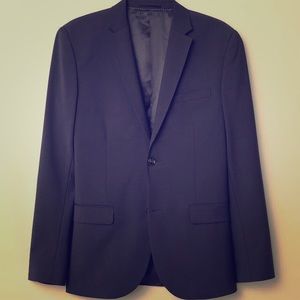 H&M MENS BLAZER DARK BLUE SLIM FIT